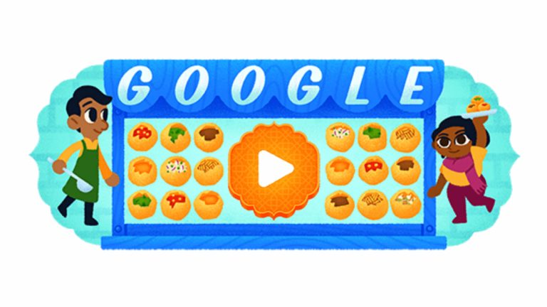 Pani Puri Google Doodle: पाणीपुरी च्या थीम वर गूगल च्या होमपेज वर खास गेम सह डूडल