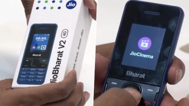 JioBharat V2 4G Phone: खुशखबर! रिलायन्स जिओने लॉन्च केला आपला नवीन 4जी फोन; किंमत फक्त 999 रुपये, जाणून घ्या सविस्तर (Watch Video)