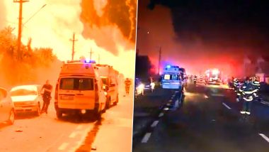 Romania Blast Video: गॅस स्टेशनवर भीषण स्फोट, रोमानियातील घटनेत एकाचा मृत्यू, व्हिडिओ सोशल मीडियावर व्हायरल