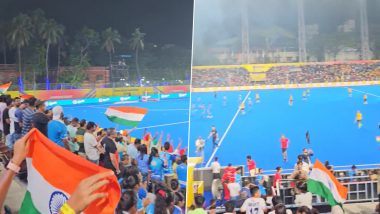 Vande Mataram During India vs Malaysia Finals: भारताने सामन्यात पुनरागमन केल्यानंतर 'वंदे मातरम'च्या जयघोषाने दुमदमलं स्टेडियम (Watch Video)