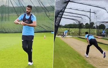 Jasprit Bumrah ने सराव दरम्यान केली धोकादायक गोलंदाजी, चाहते झाले आनंदी; पहा व्हिडिओ