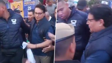 Ecuador- Fernando Villavicencio Assassination Video: राष्ट्रपती पदाचे उमेदवार फर्नांडो विलाव्हिसेन्सियो यांची हत्या, हत्येचा थरारक व्हिडिओ आला समोर (Watch Video)