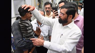 KEM Hospital: मुख्यमंत्री एकनाथ शिंदे यांची केईएम रुग्णालयाला भेट; रुग्णांशी साधला संवाद