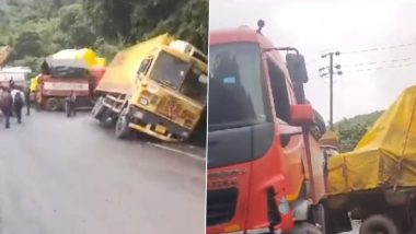 Ghodbandar Road traffic Jam: घोडबंदर रोडवर ट्रेलरच्या अपघातानंतर मोठ्या प्रमाणावर ट्रफिक जॅम