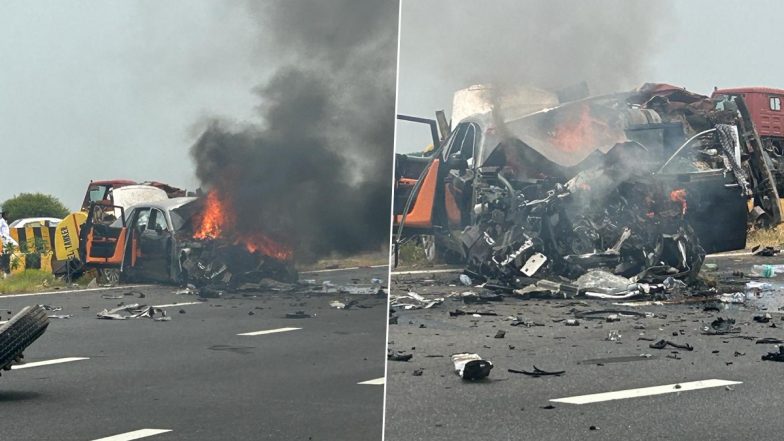 Rolls Royce-Truck Accident: 9 कोटींची रोल्स रॉईस कार आणि 200 पेक्षा जास्त वेग, नूहमध्ये भीषण रस्ता अपघात, Watch Video