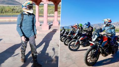 Rahul Gandhi Rides KTM: काँग्रेस खासदार राहुल गांधी लडाखच्या दौऱ्यावर, इस्टाग्रामवर फोटो शेअर