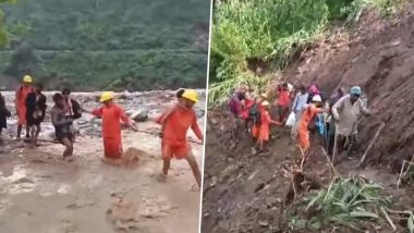 Cloud Burst In Mandi: हिमाचल प्रदेशात ढगफुटी झाल्याने 51 लोक अडकले; एनडीआरएफने नागरिकांना बाचवले