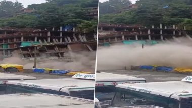 Himachal Pradesh Building Collapsed:  कुल्लू जिल्ह्यात मुसळधार पावसाने इमारती कोसळल्या,काळजाचा ठोका चुकवणारा व्हिडिओ व्हायरल