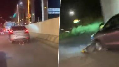 Nagpur: नागपुरात एअरपोर्ट रोडजवळ हिट अँड रनची धक्कादायक घटना; कारने दुचाकीला धडक दिल्यानंतर 3 किमीपर्यंत खेचत नेलं, Watch Video