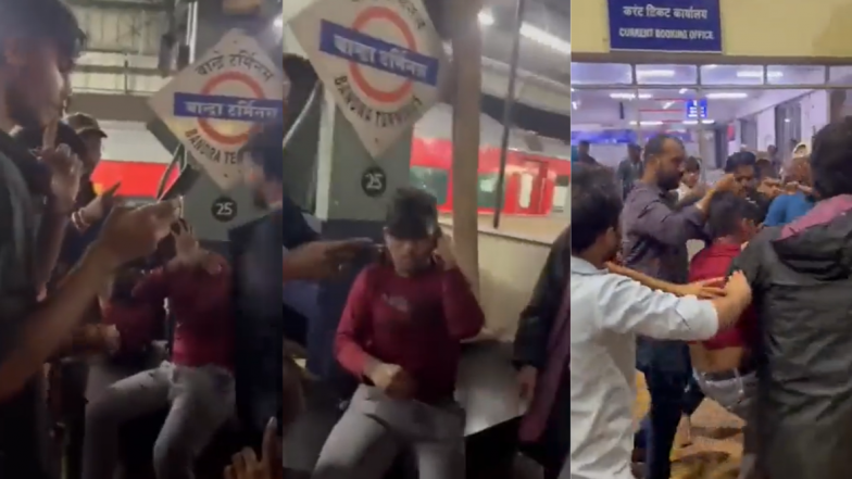 Mumbai Shocker: वांद्रे टर्मिनस येथे हिंदू तरुणीसोबत बाहेर गेल्याने मुस्लिम तरुणाला जमावाकडून बेदम मारहाण, व्हिडिओ व्हायरल (Watch Video)