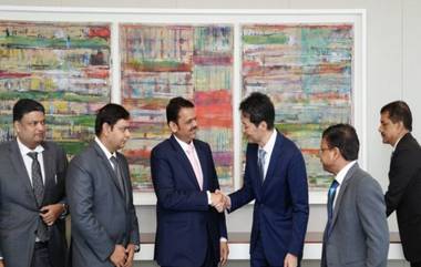 Devendra Fadnavis Japan Visit: देवेंद्र फडणवीस यांचा जपान भेटीचा शेवटचा दिवस; मागितले मुंबईतील फिल्मसिटीसाठी सोनीचे सहकार्य