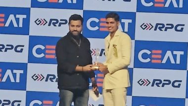 CEAT Cricket Award: रोहित शर्माने शुभमन गिलला दिला क्रिकेटर ऑफ द इयर पुरस्कार, सूर्यकुमार यादव आणि दीप्ती शर्मा यांनीही दाखवली आपली चमक