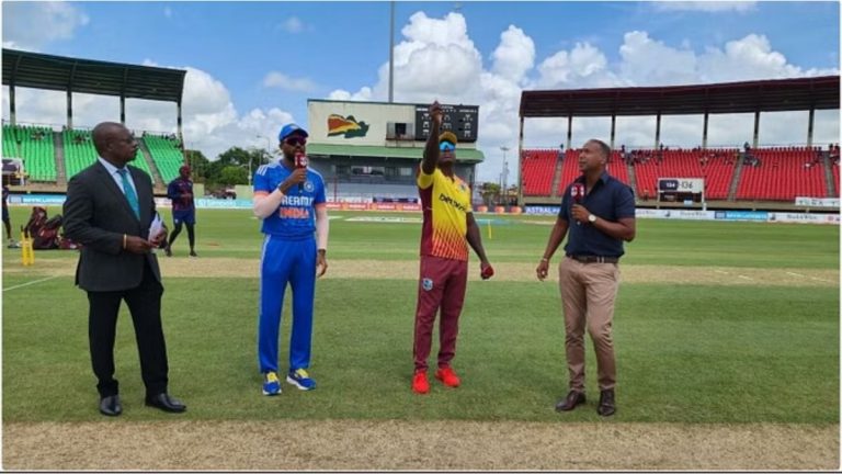 IND vs WI 5th T20 Live Toss Update: निर्णायक सामन्यात वेस्ट इंडिजविरुद्ध भारताने टाॅस जिंकून प्रथम फलंदांजी करण्याचा घेतला निर्णय