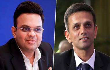 Jay Shah And Rahul Dravid Meeting: बीसीसीआयचे सचिव जय शाह यांनी मुख्य प्रशिक्षक राहुल द्रविड यांच्याशी घेतली दीर्घ भेट, महत्त्वाच्या मुद्द्यांवर केली चर्चा