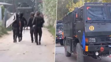 जम्मू कश्मीरच्या पुलवामा मध्ये दहशतवादी आणि सुरक्षा रक्षकांमध्ये चकमक