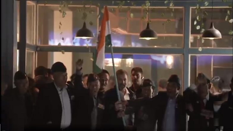 Bharat Mata Ki Jai: राहुल गांधी यांचे लेह येथे 'भारत माता की जय'च्या घोषणेत स्वागत (Watch Video)