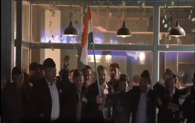 Bharat Mata Ki Jai: राहुल गांधी यांचे लेह येथे 'भारत माता की जय'च्या घोषणेत स्वागत (Watch Video)