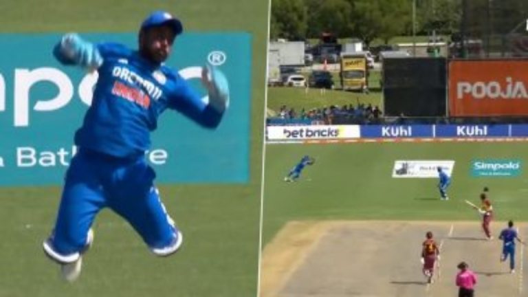 Sanju Samson Catch Video: आशिया चषकापूर्वी संजू सॅमसनने राहुल-किशनला दिले आव्हान, विकेटकीपिंग करताना पकडला आश्चर्यकारक झेल; पहा व्हिडिओ