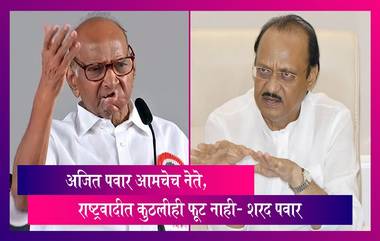 Sharad Pawar On Ajit Pawar: राष्ट्रवादीत कुठलीही फूट नाही, अजित पवार आमचेच नेते- शरद पवार