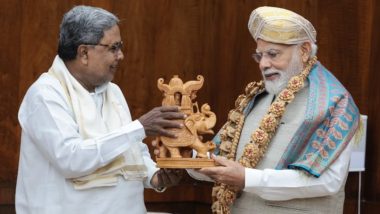 Karnataka CM Siddaramaiah meets PM Narendra Modi: कर्नाटकचे मुख्यमंत्री सिद्धरामय्या यांनी घेतली पंतप्रधान नरेंद्र मोदी यांची भेट