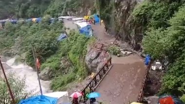 GauriKund Landslide: केदारनाथ यात्रा मार्गावर भूस्खलन; 13 जण बेपत्ता