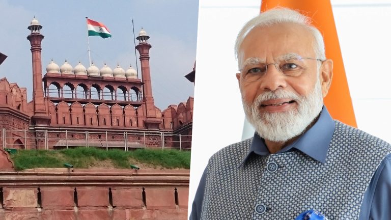 Independence Day 2023: 77व्या भारतीय स्वतंत्र्यदिनी दिल्लीच्या लाल किल्ल्यावर PM Narendra Modi यांच्या हस्ते ध्वजारोहण; IAF Helicopter द्वारा पुष्पवृष्टी (Watch Videos)