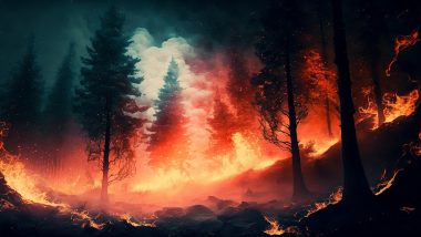 Western Canada Wildfires: जंगलात आग, 30,000 लोक स्थलांतरीत