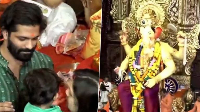 Lalbaugcha Raja 2023: मनसे युवा नेते अमित ठाकरे यांच्याकडून लालबागच्या राजाचे दर्शन