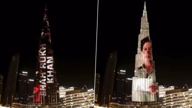 Jawan Trailer Burj Khalifa Dubai: बुर्ज खलिफावर झळकला शाहरुख खानाचा 'जवान' चित्रपटाचा ट्रेलर, चाहत्यांचा आंनद गगनात मावेना (Watch Video)
