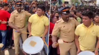 Mumbai Viral Video: ढोल ताशांच्या गजरात ऑन ड्यूटी मुंबई पोलीसाचा जल्लोष, सोशल मीडियावर व्हिडिओ व्हायरल