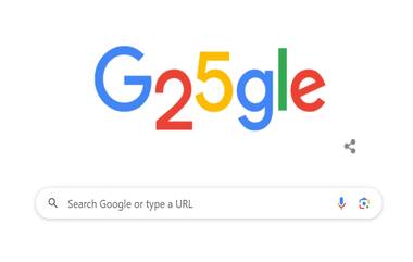 Google Celebrates 25th Birthday: गूगल साजरा करतंय 25 वा वाढदिवस, पाहा हटके डूडल