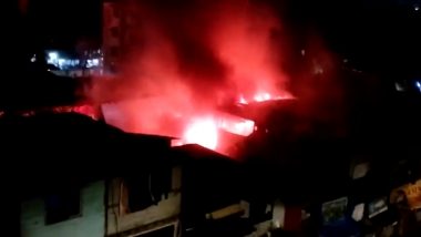 Mumbai: कुर्ल्यातील झोपडपट्टीला आग, कोणतीही जीवितहानी नाही, Watch Video