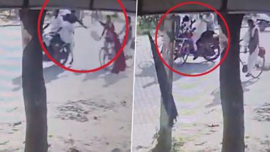 UP Shocker: सायकल चालवणाऱ्या मुलीचा तरूणाने दुपड्डा खेचला, ती खाली पडली अन् पुढे जे घडले ते अनपेक्षित (Watch Video)