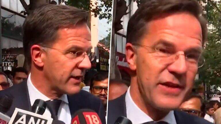 Netherlands PM Mark Rutte Used UPI: नेदरलँड्सचे पंतप्रधान मार्क रुटे यांनी बेंगळुरूच्या कॅफेमध्ये पैसे देण्यासाठी वापरले UPI, माध्यमांसोबत शेअर केला अनुभव, Watch