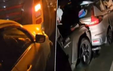 Surat Accident Of 10 Vehicles: गुजरातच्या नॅशनल हायवेवर एकसाथ 10 गाड्याचा भीषण अपघात