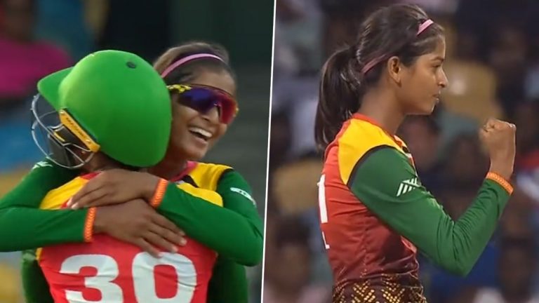 CPL Shreyanka Patil 4-Wicket: वयाच्या 21 व्या वर्षी श्रेयंका पाटीलने रचला इतिहास, CPL मध्ये घेतले 4 विकेट, अशी कामगिरी करणारी पहिली महिला क्रिकेटर, पहा व्हिडिओ