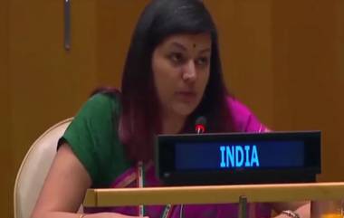 India Blast Pakistan In UN: भारताने पुन्हा पाकिस्तानला फटकारले,म्हणाले- जम्मू-काश्मीर आणि लडाख हे भारताचे अविभाज्य भाग आहेत; त्याच्या अंतर्गत बाबींमध्ये ढवळाढवळ करू नका- VIDEO