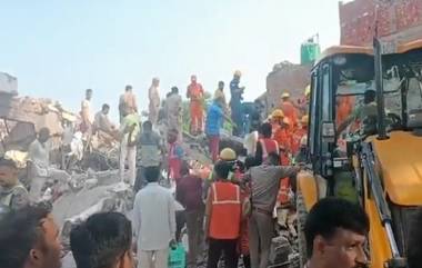 Barabanki building collapsed:  बाराबंकी येथे इमारत कोसळली, दुर्दैवाने २ जणांचा मृत्यू; बचावकार्य सुरु