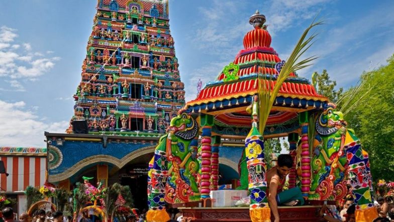 Largest Hindu Temple in Germany: बर्लिनमध्ये बांधले गेले जर्मनीमधील सर्वात मोठे हिंदू मंदिर; दिवाळीमध्ये होणार गणपतीची प्रतिष्ठापना (See Photos)