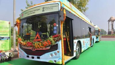 1st Green Hydrogen Fuel Cell Bus: सुरु झाली देशातील पहिली हरित हायड्रोजन इंधन सेल बस; Minister Hardeep S Puri यांनी दाखवला हिरवा झेंडा, जाणून घ्या काय असेल खास