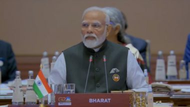 G20 Summit: जी 20 शिखर परिषदेमध्ये PM Narendra Modi यांच्या समोर देशाचं नाव 'भारत' (Watch Video)