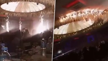 Fire Breaks Out at Wedding in Iraq: इराक मध्ये लग्नात आग भडकल्याचा व्हिडिओ आला समोर; 114 जण ठार (Watch Video)