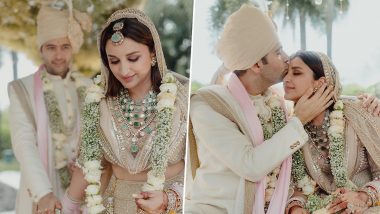 Parineeti Chopra Raghav Chadha Wedding Photos: परिणीति चोपड़ा-राघव चड्ढा यांच्या 'Pearl-White' थीम वर आधारित लग्नसोहळ्यातील खास क्षण आले समोर (View Pics)