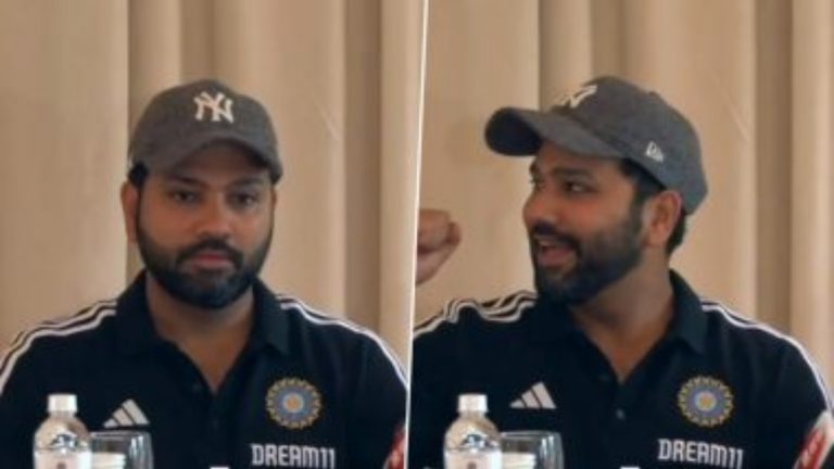 Rohit Sharma's Epic Reaction Video: विश्वचषकासाठी भारतीय संघाची घोषणा होताच रोहित शर्माने असा काहीसा आनंद केला साजरा, व्हिडिओ झाला व्हायरल