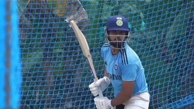 Shreyas Iyer Back in the Nets: वर्ल्डकपपूर्वी टीम इंडियासाठी दिलासादायक बातमी, श्रेयस अय्यरने सुरु केला फलंदाजीचा सराव