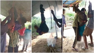 Telangana: बकरी चोरल्याच्या संशयावरुन दोघांना उलटे टांगून मारहाण; तेलंगणातील घटना, पीडित दलित असल्याची माहिती