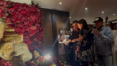 Salman Khan ची बहिण Arpita च्या घरी बाप्पांचे आगमन; कुटुंबाने एकत्र साजरी केली गणेश चतुर्थी (Watch Video)