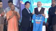 Varanasi Stadium: पंतप्रधान मोदींनी वाराणसी क्रिकेट स्टेडियमची केली पायाभरणी, सचिन तेंडुलकरने दिली खास भेट (Watch Video)