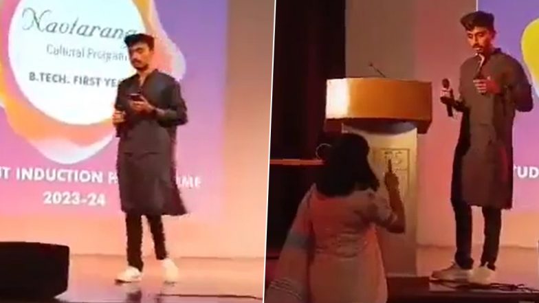 Uttar Pradesh Video Viral: 'जय श्री राम'चा नारा लावणाऱ्या विद्यार्थ्याला स्टेजवरून उतरवले, शिक्षकांच्या भुमिकेमुळे हिंदू संघटना संतापली; पाहा व्हिडिओ