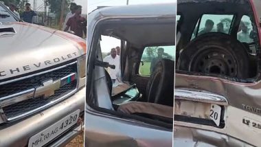 Dasara Melava Accident News: दसरा मेळाव्यास निघालेल्या एकनाथ शिंदेंच्या शिवसैनिकांच्या वाहनाचा सांगलीत अपघात; एक ठार, तीन जखमी